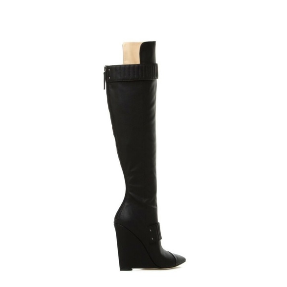 GX Gwen Stefani Hideko knee high wedge boots 8 - Picture 4 of 5